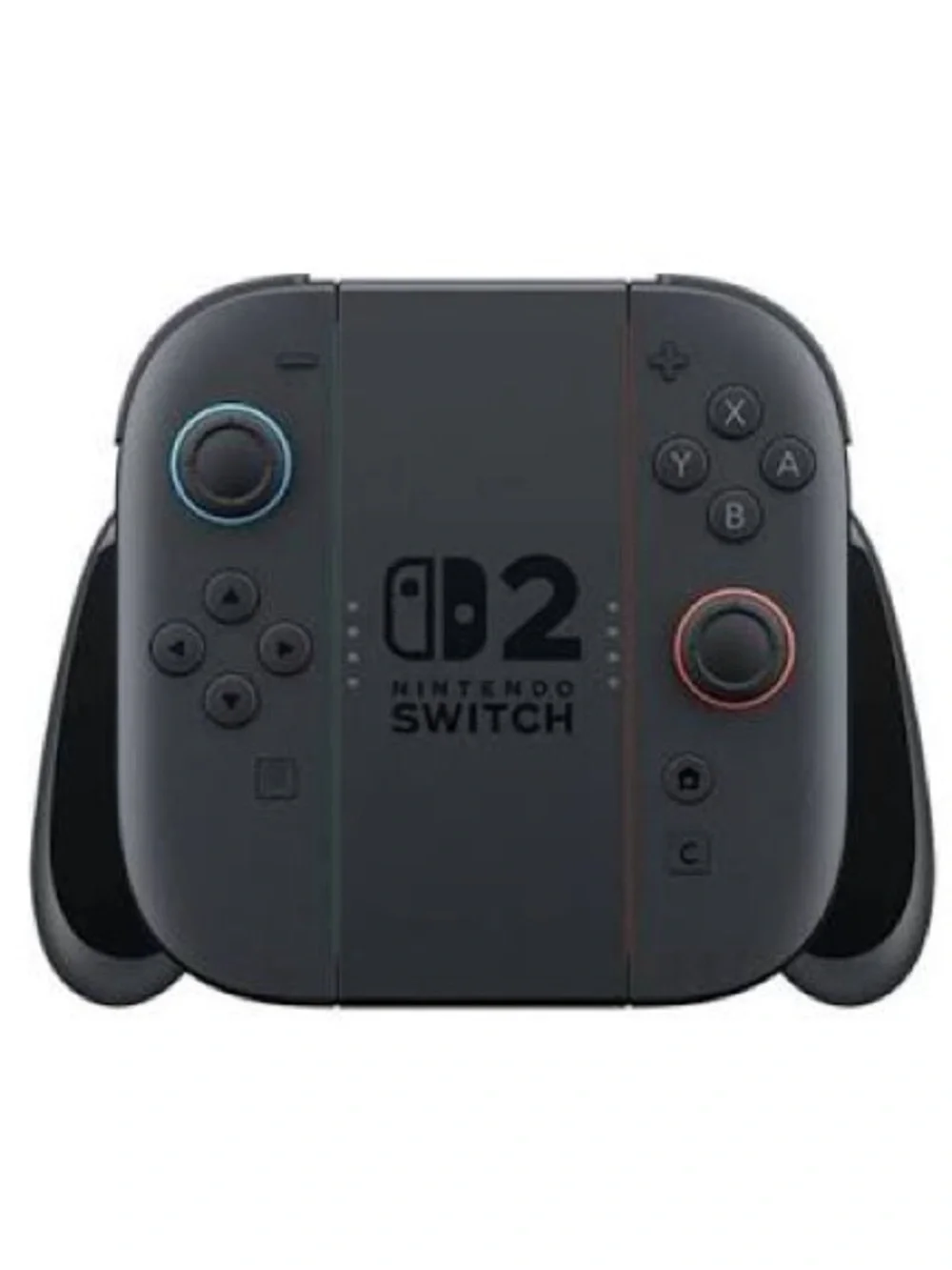 Nintendo Switch OLED Console with Gray Dock and Coral Accent Joy-Con